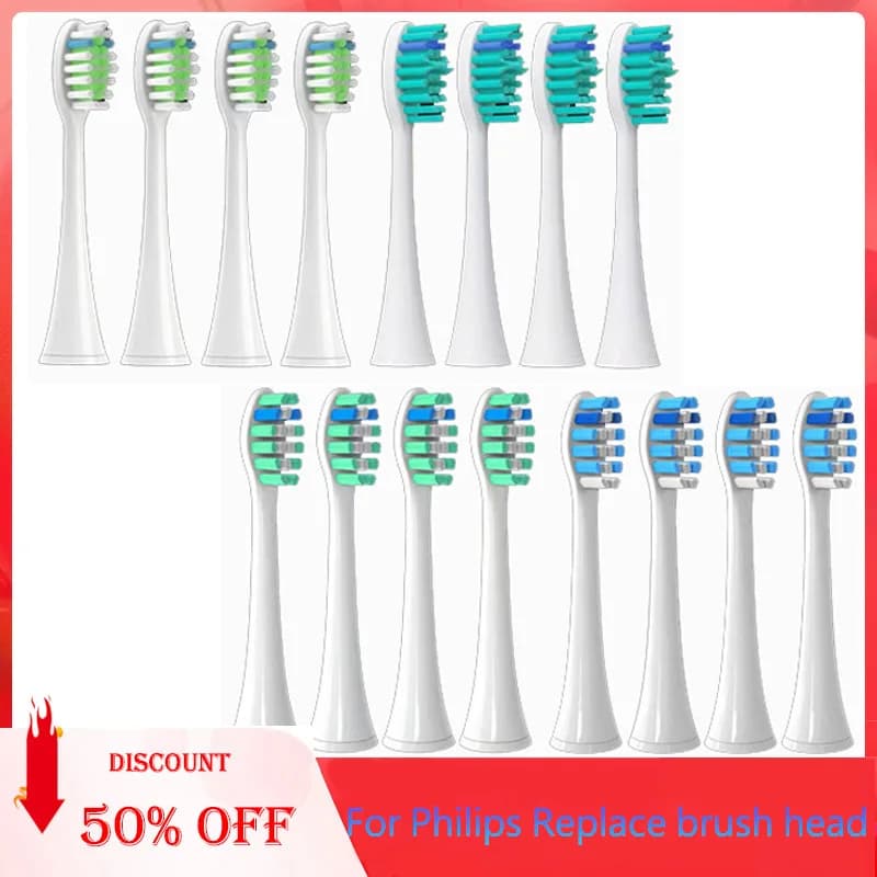 Voor Philips Sonicare Tandenborstel opzetborstel Vervangende Opzetborstels HX3/HX6/HX9 Serie HX3210/3211/6150/6500/6510/6530/9342/6730
