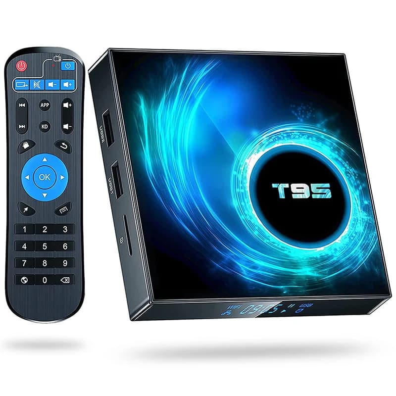 T95 Android 16.0 TV Box 4K 1080P 8K Mediaspeler Allwinner H616 Smart TV Box Dual WiFi 2.4G/5G BT5 Video Set Top Box Streaming