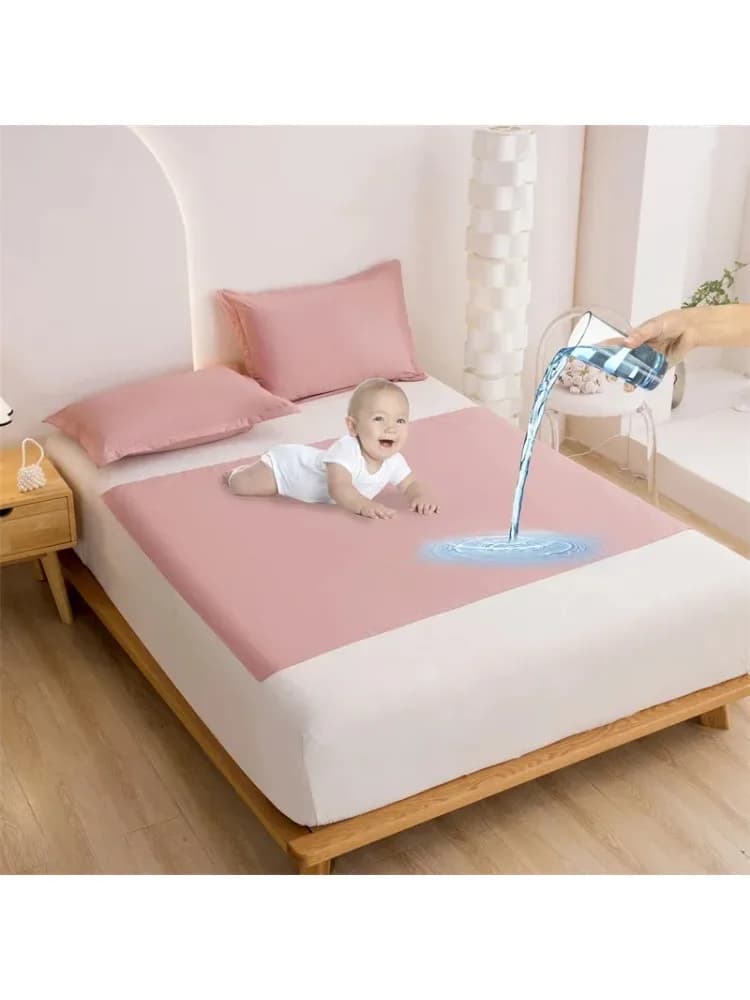 Waterdichte stoffen wasbare luiermat voor baby- of oude mensen Aankleedkussens Bedbeschermer Beddengoed Urinepads Ademend