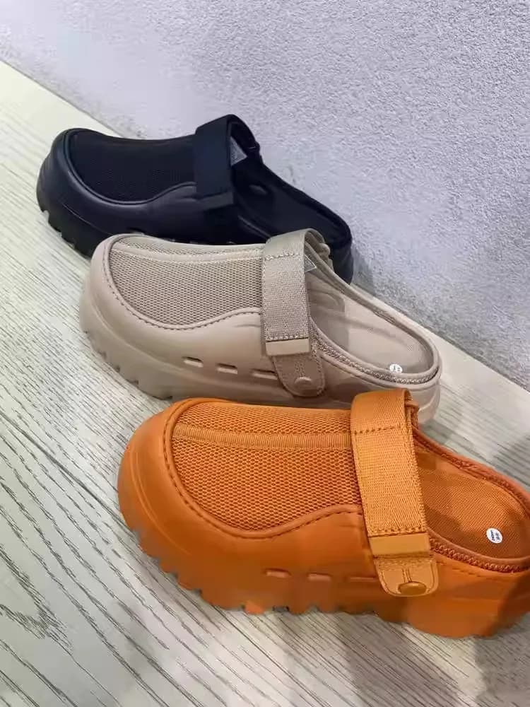 Vrouwen Mesh Slippers Flats Muilezels Schoenen Slingback Strand Sandalen Zomer 2025, Merk Sport Sneakers Casual Wandelen Sandalias De Mujer
