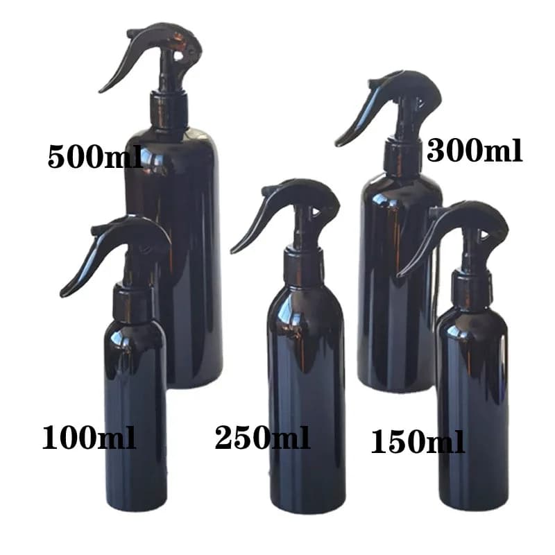 10 stuks zwarte spuitfles met triggerspuit 100 ml 150 ml 250 ml 300 ml 500 ml