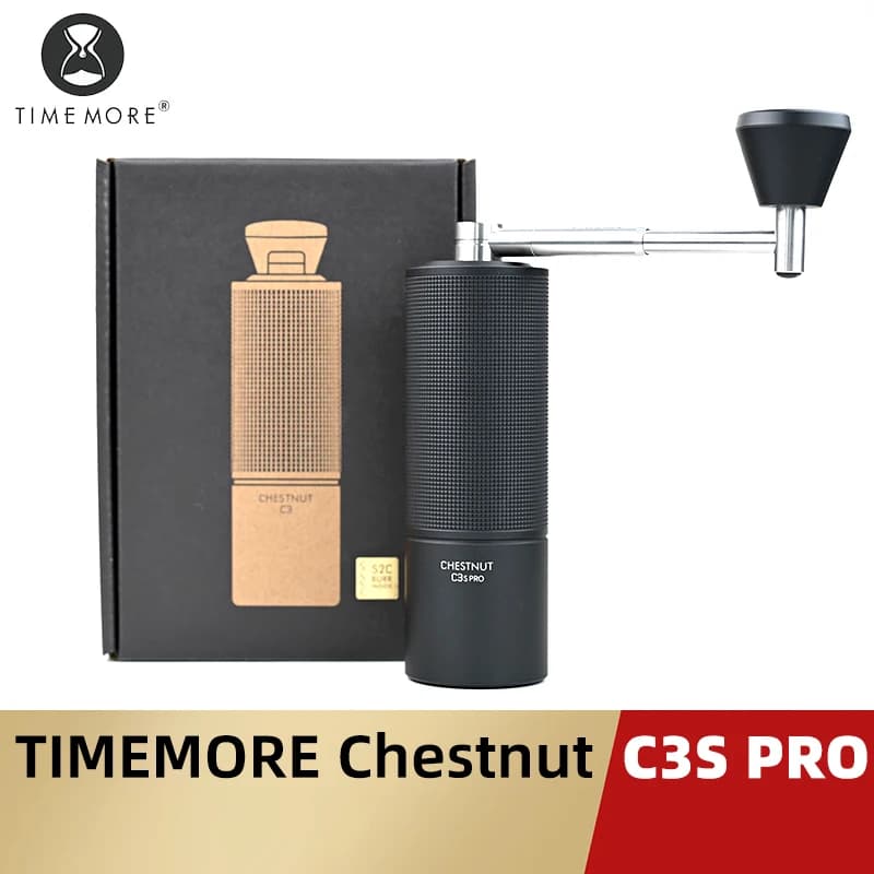 TIMEMORE Kastanje C3S Pro / C3ESP Pro Handmatige koffiemolen met opvouwbare crank S2C Burr Inside Draagbare hand-espressomolen