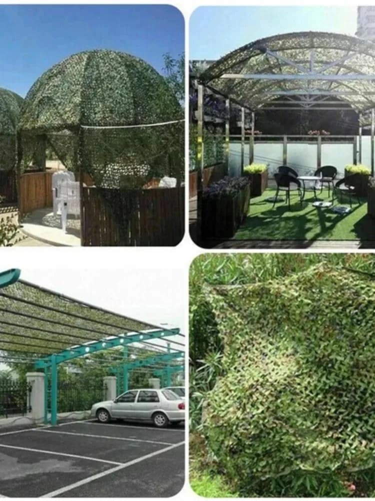 Autotent-luifel schaduwnet zwart groen blauw bos camouflage net camouflage net jacht camouflage net 2X2M 2X5M 3X3m 3X5M
