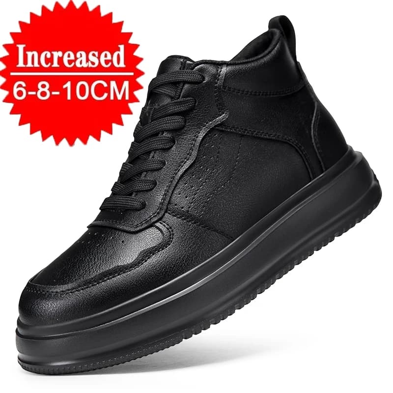 Liftschoenen voor heren Onzichtbare toenemende binnenzool 6/8/10 cm Veelzijdige sportschoenen met dikke bodem Casual hoge boardschoenen voor heren