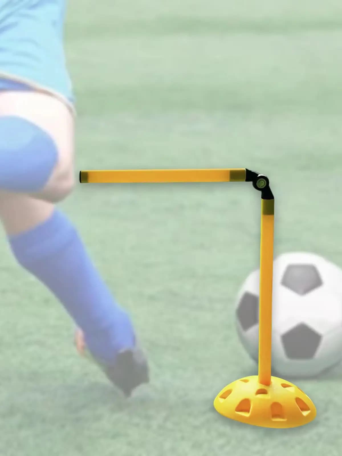 Voetbal behendigheidstrainingsstokken Snelheids- en behendigheidstrainingsapparatuur Opvouwbare voetbal behendigheidspalen voor wedstrijdoefeningen