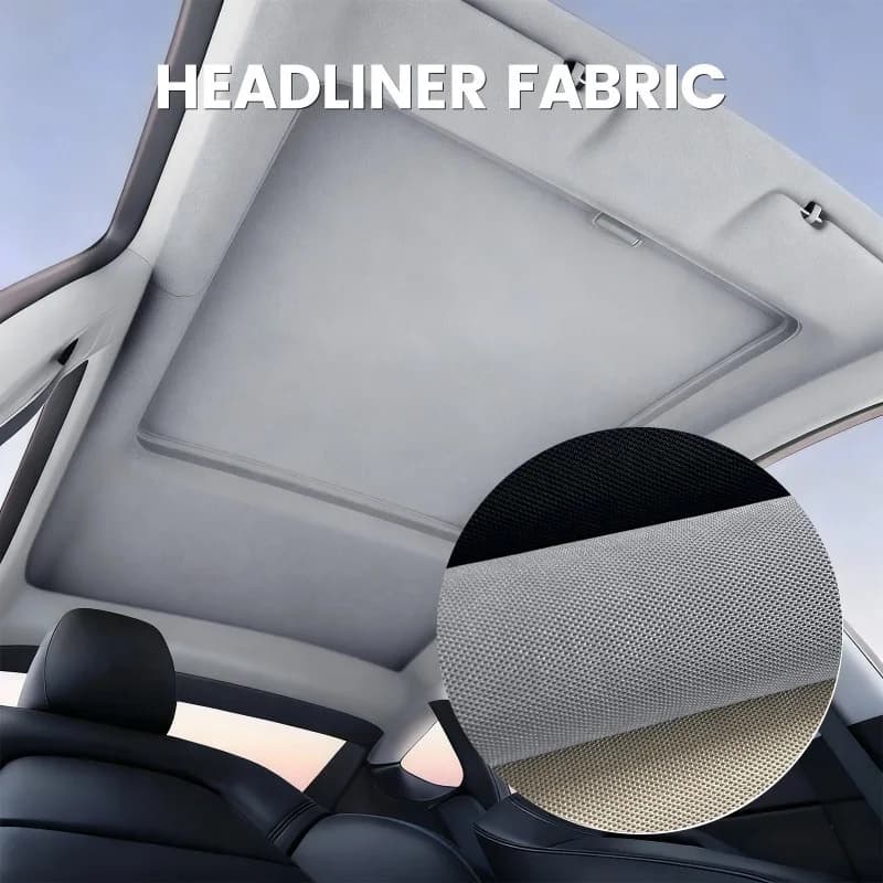 Zelfklevende hemelbekledingsstof voor auto, dakbekledingsstof voor reparatie van bekleding, dakstof voor vrachtwagen, camper, interieurvervanging en