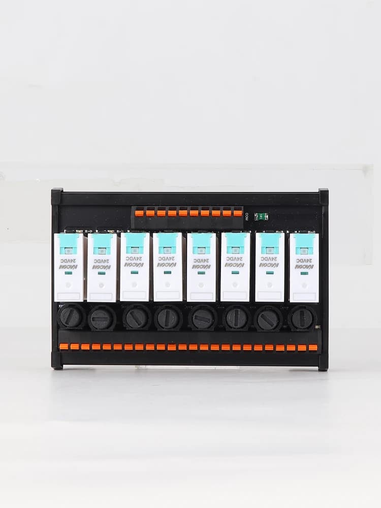 ENMG K708T Relaismodule 24Vdc PLC Versterkerkaart Tussenrelaismodule 8-kanaals 16-kanaals 2NO 2NC 12A Elektromagnetisch.