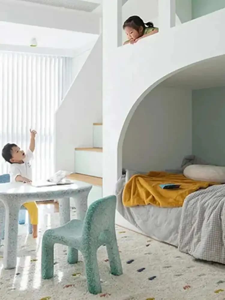 Klaslokaaltafel Studentenbureau Kinderen Kinderstoel Schooltafels Benodigdheden Set Kamer Kind Kindermeubilair Elementair voor kinderen
