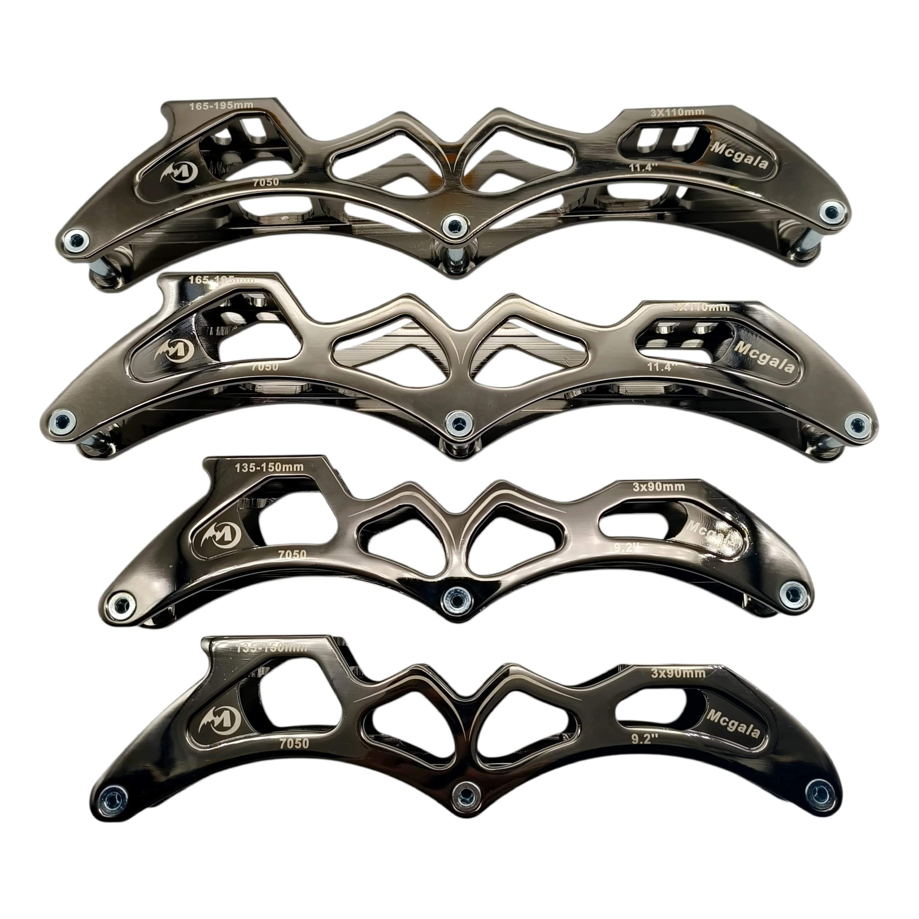 Grijze frame speed skate beugel speed frame 3x90mm 3x100mm 3x110mm 3x125mm