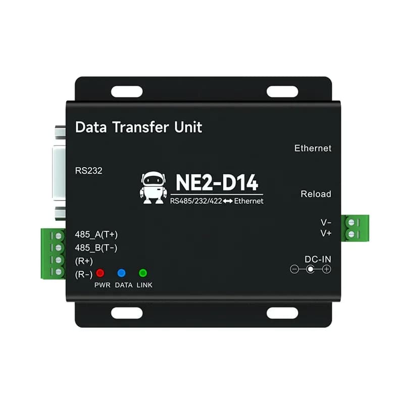 RS485/RS232/RS422 naar Ethernet Seriële Server DC8-28V Modbus TCP naar RTU MQTT Tweeweg Socket Link CDEBYTE NE2 Serie AT Commando