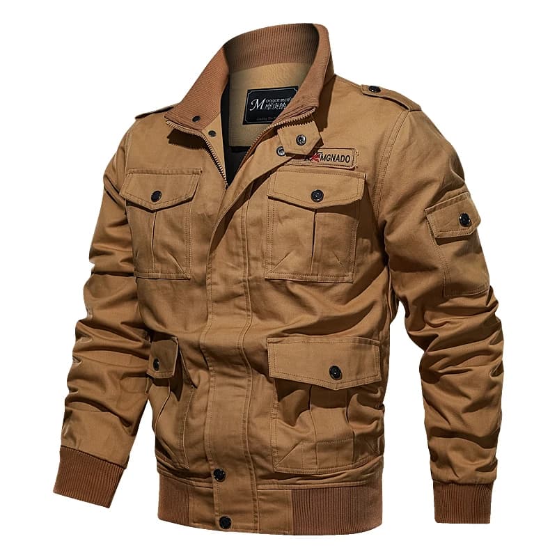 Bomberjack Lente Herfst Heren Mode Casual Multi Pocket Jacket Jas Outdoor Windjack Sport Slanke Militaire Jassen Heren 6xl