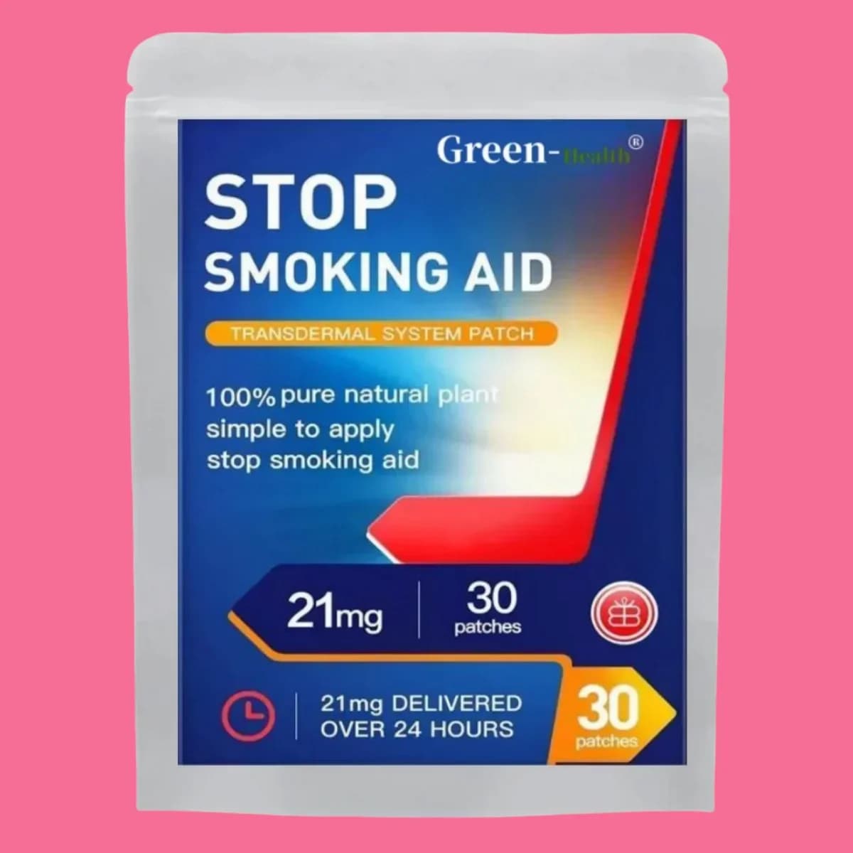 Stop met roken Transdermale pleisters 21 mg stoppleisters, gemakkelijk en effectief Stop met roken Hulp 30 pleisters Levering van één maand