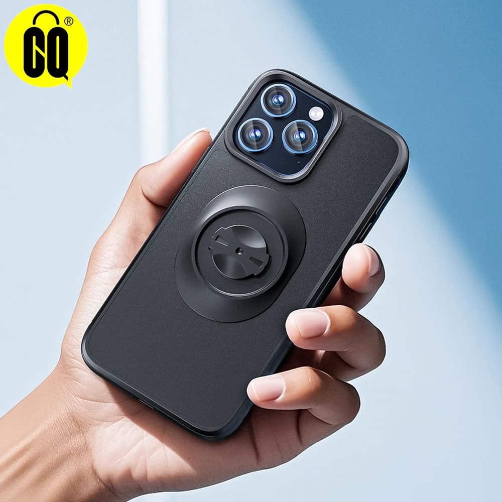 Voor Garmin Quick Mount Schokbestendig Case voor iPhone 16 Pro Max, 16 Pro, 15,14,13,12-Anti-Drop Beschermhoes