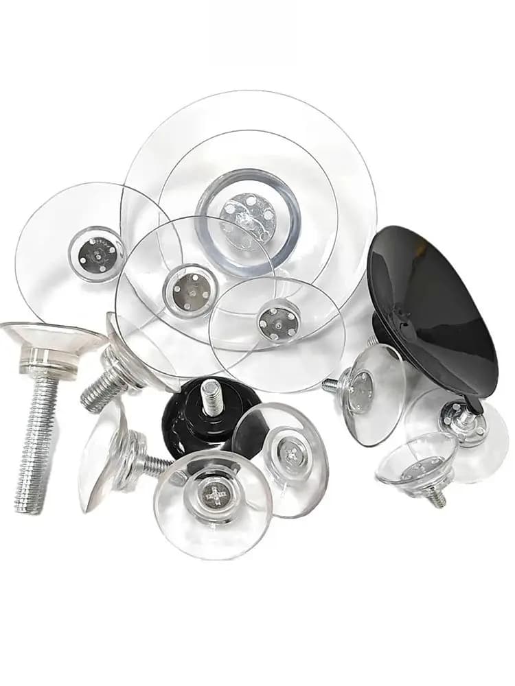 M4 M5 M6 M8 Transparante Sukkels Met Schroef PVC Plastic Sucker Pad Houder Turn Moer Glazen Tafelbladen Opslag Tool Haken
