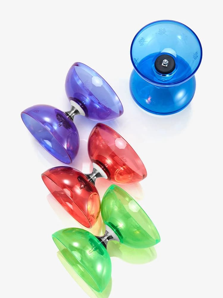 Chinese Yoyo Diabolo Set met 2 Diabolo Sticks String en Netto Zak Drievoudige Lager Diabolo voor Kinderen Volwassenen Ouderen