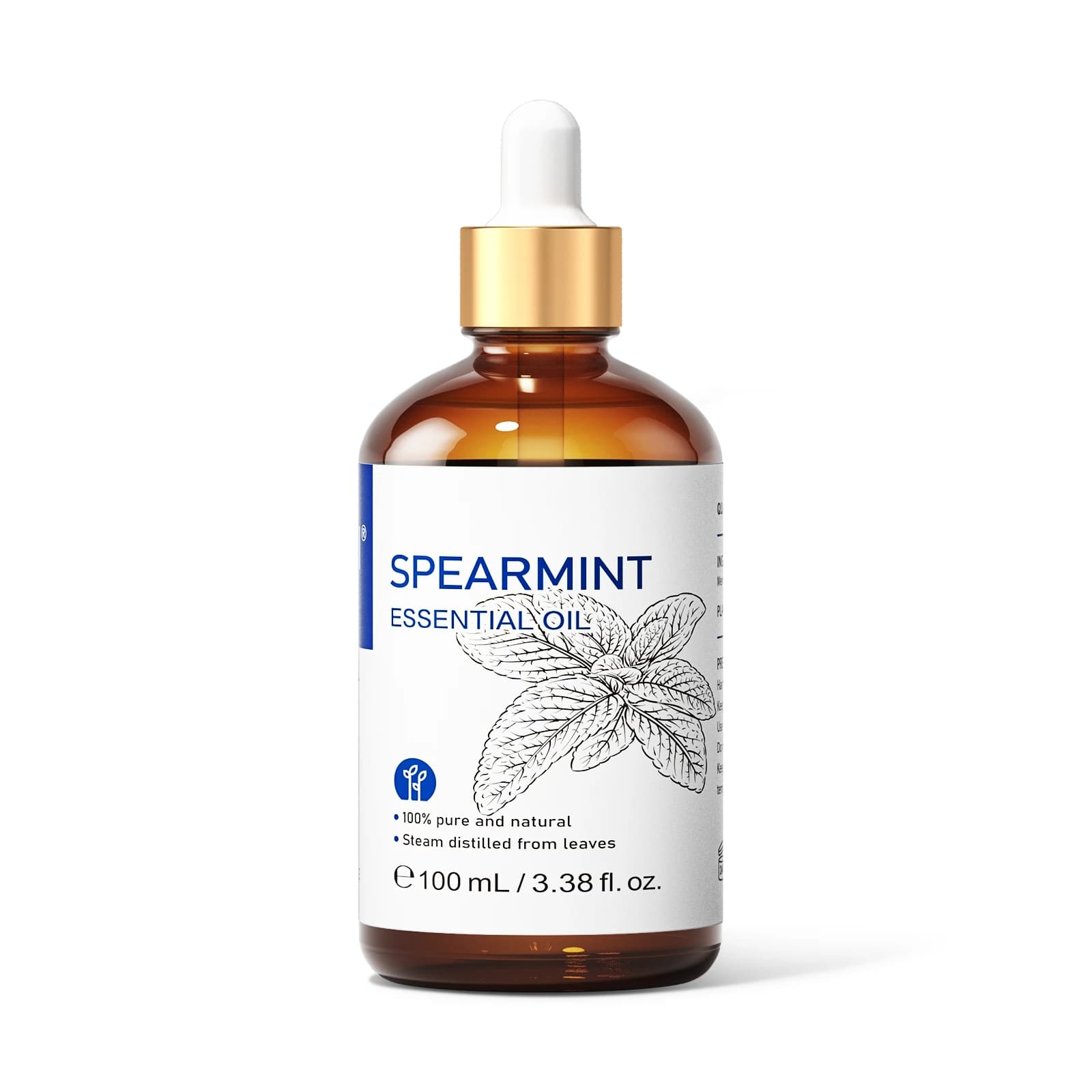 HIQILI 100ML Spearmint Essentiële Olie Natuurlijke Aromatherapie Citroengras Citronella Oregano Helichrysum Huidverzorging Relax Diffuser Olie