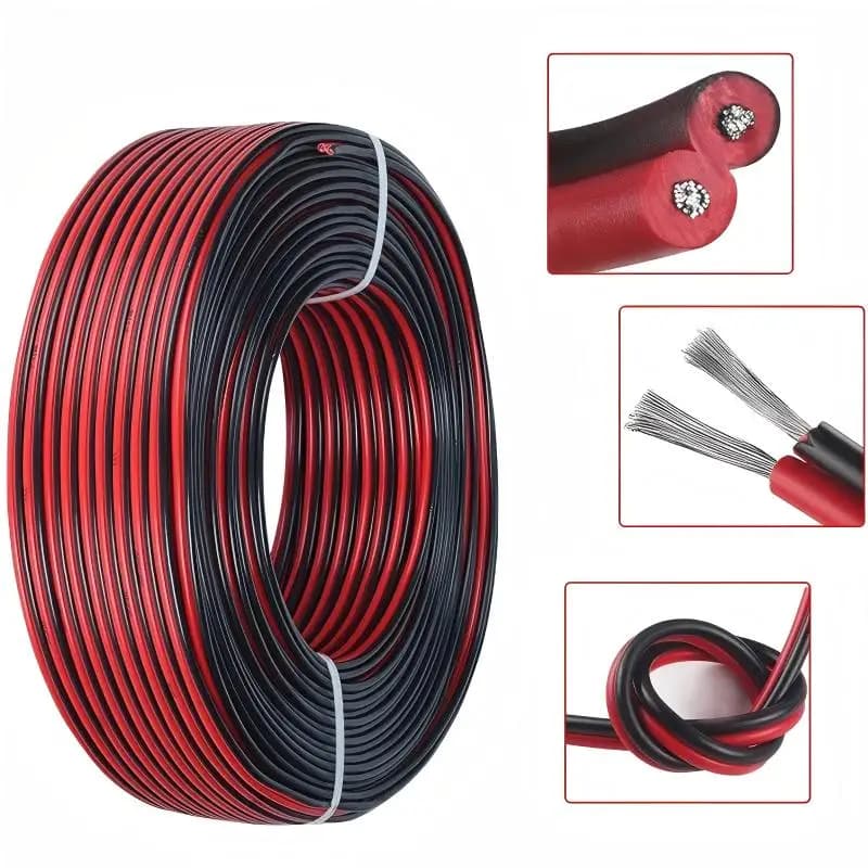 16-30AWG Elektrische Draad 2 Pin Verlengkabel Vertind Koperen Koord 300 V voor Auto Vrachtwagen Motor LED Light strip Voeding