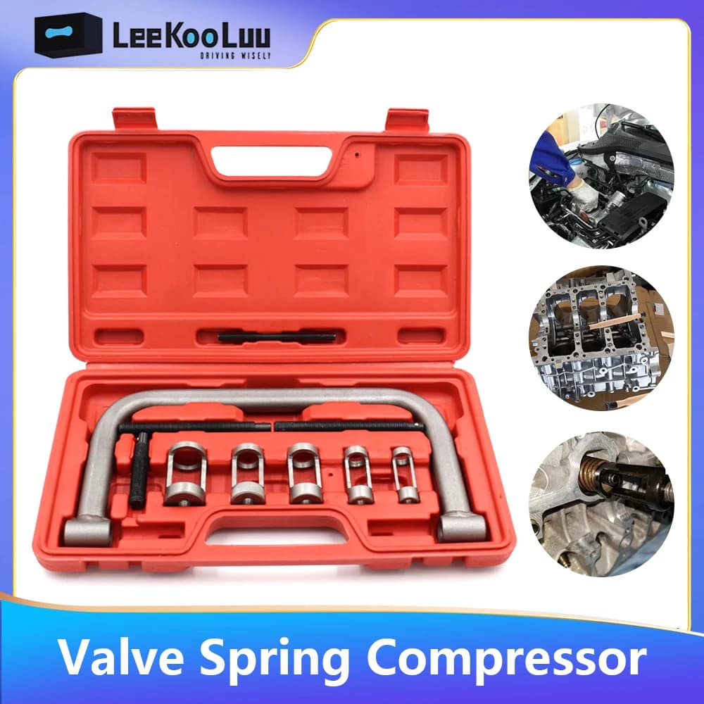 Klepveer Compressor Kit Motor Veer Compressor Klepverwijdering En Installatie Tools Voor Auto Bestelwagen Motorfiets Motoren