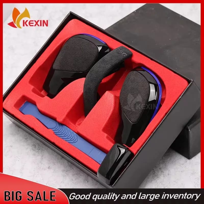 4 STUKS Chroom Mat Met Lederen Pookknop Gear Side Cover DSG Emblem Voor VW Golf 6 7 R GTI Passat B7 B8 CC R20 Jetta MK6 GLI