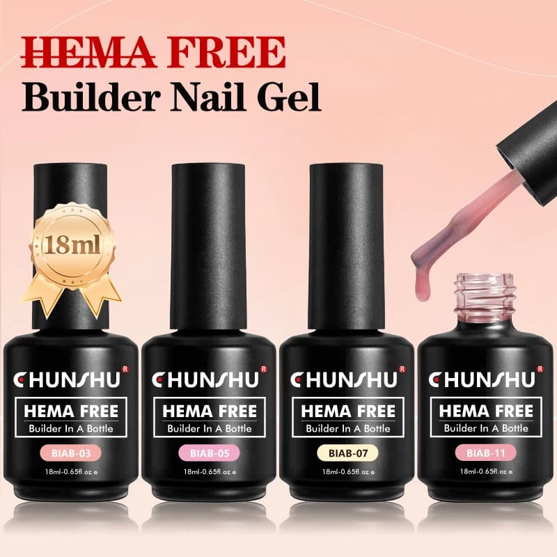 CHUNSHU Hema GRATIS Bouw UV Gel 18 ml Builder Nagelgel In Een Fles Semi Permanente Dikke Rubberen Basis Gel Extension nagels Art
