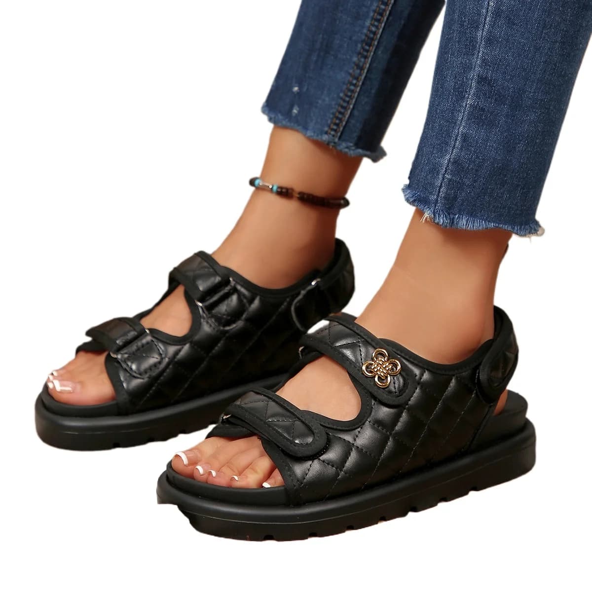 Vrouwen 2025 Nieuwe Antislip Platform Sandalen Dikke Bodem Strand Schoenen Vrouwen Outdoor Comfort Designer Schoenen Vrouwen Zapatos De Mujer