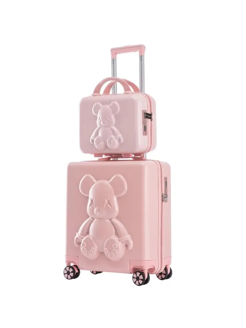 2024 Nieuwe 18-inch universele rollende trolleybagage, handbagage make-uptas voor heren en dames