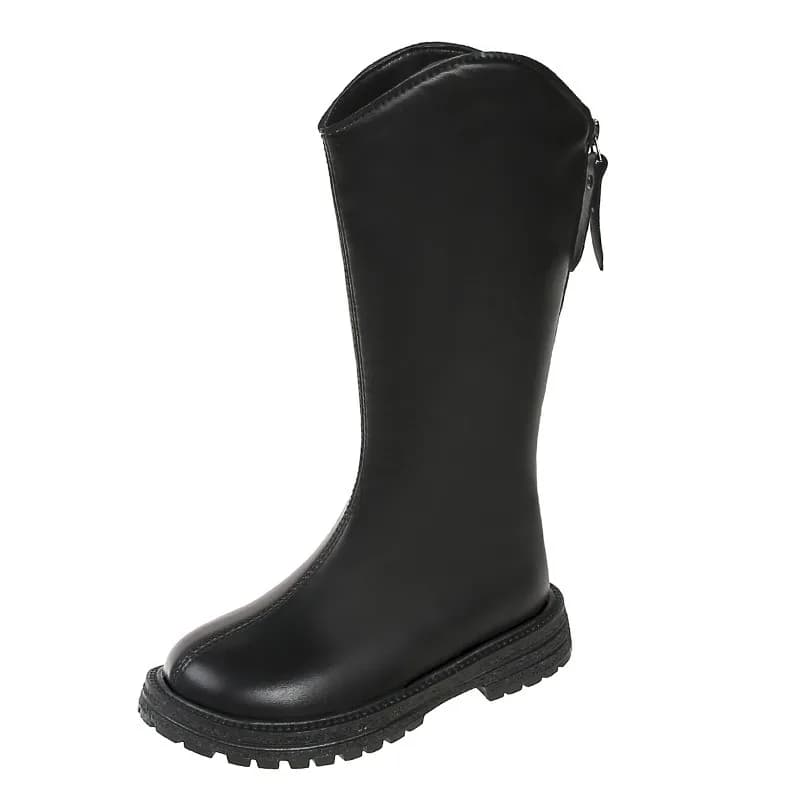 Meisjes Dijhoge Laarzen 2026 Kinderen Periode Bruine Schoenen Nieuwe Kinderen Zachte Bodem Zwarte Laarzen Cuhk Kind Celebrity Boten