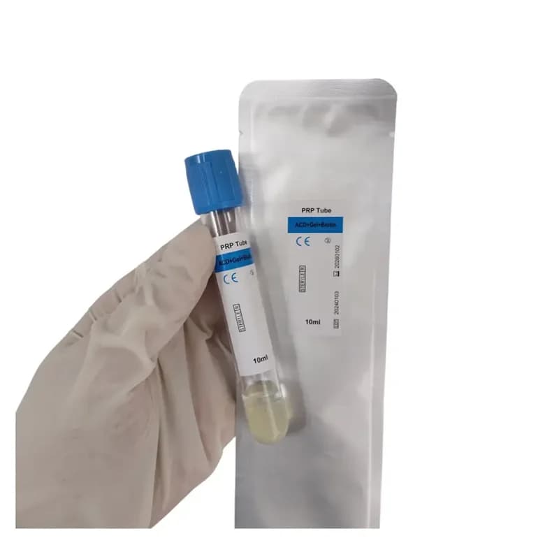 HOT SALE PET Gebruikt voor gezichtshaargroei PRP 10ml 15ml ACD Gel additief PRF buisje
