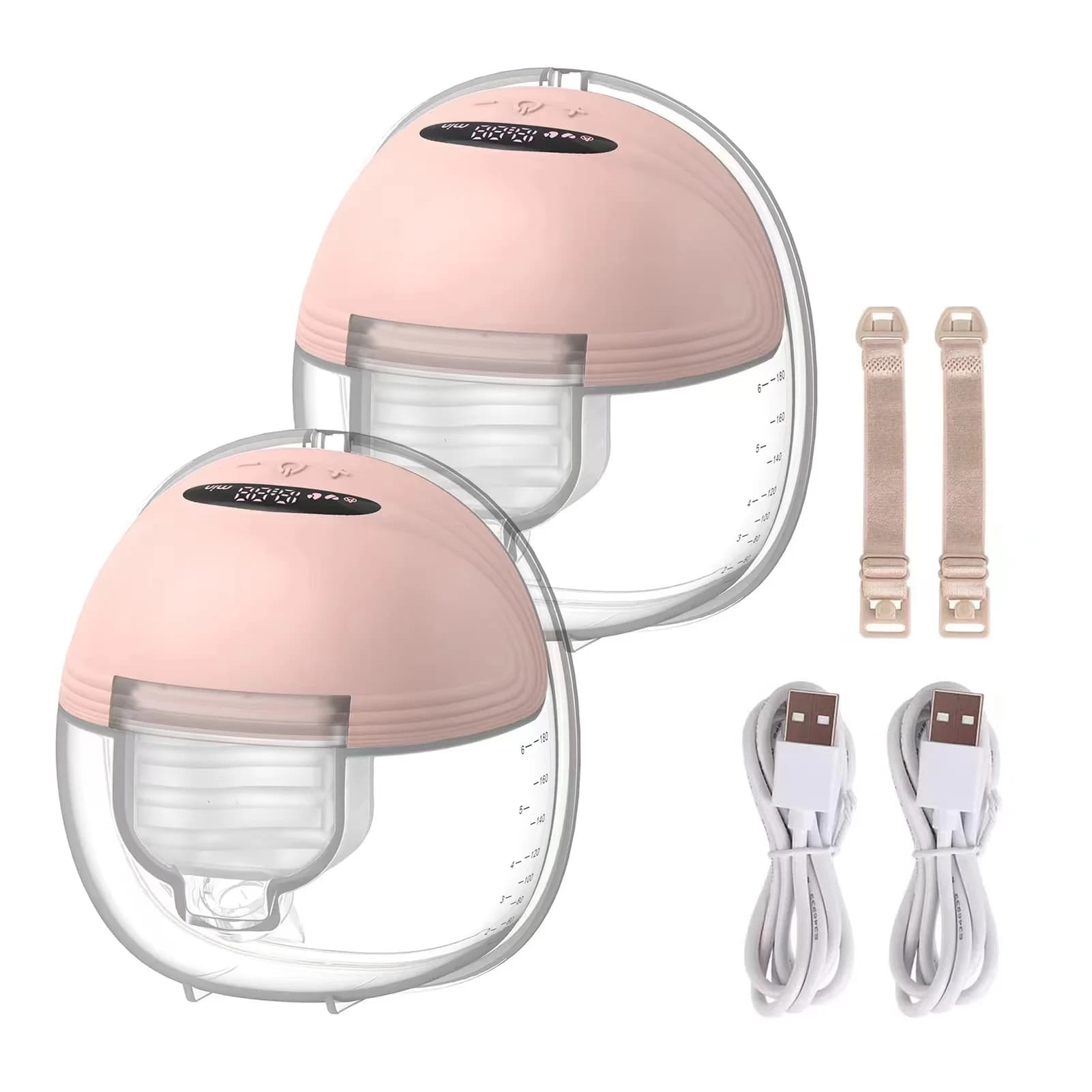 Draagbare borstkolf Handsfree elektrische draagbare draagbare borstkolven Slient BPA-vrije borstvoedingsmelkcollector