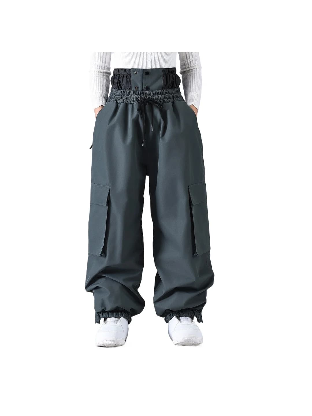 Loose Fit skibroek voor heren en dames, snowboardbroek, winter buiten winddichte waterdichte warme sneeuwbroek, ski-overall nieuw