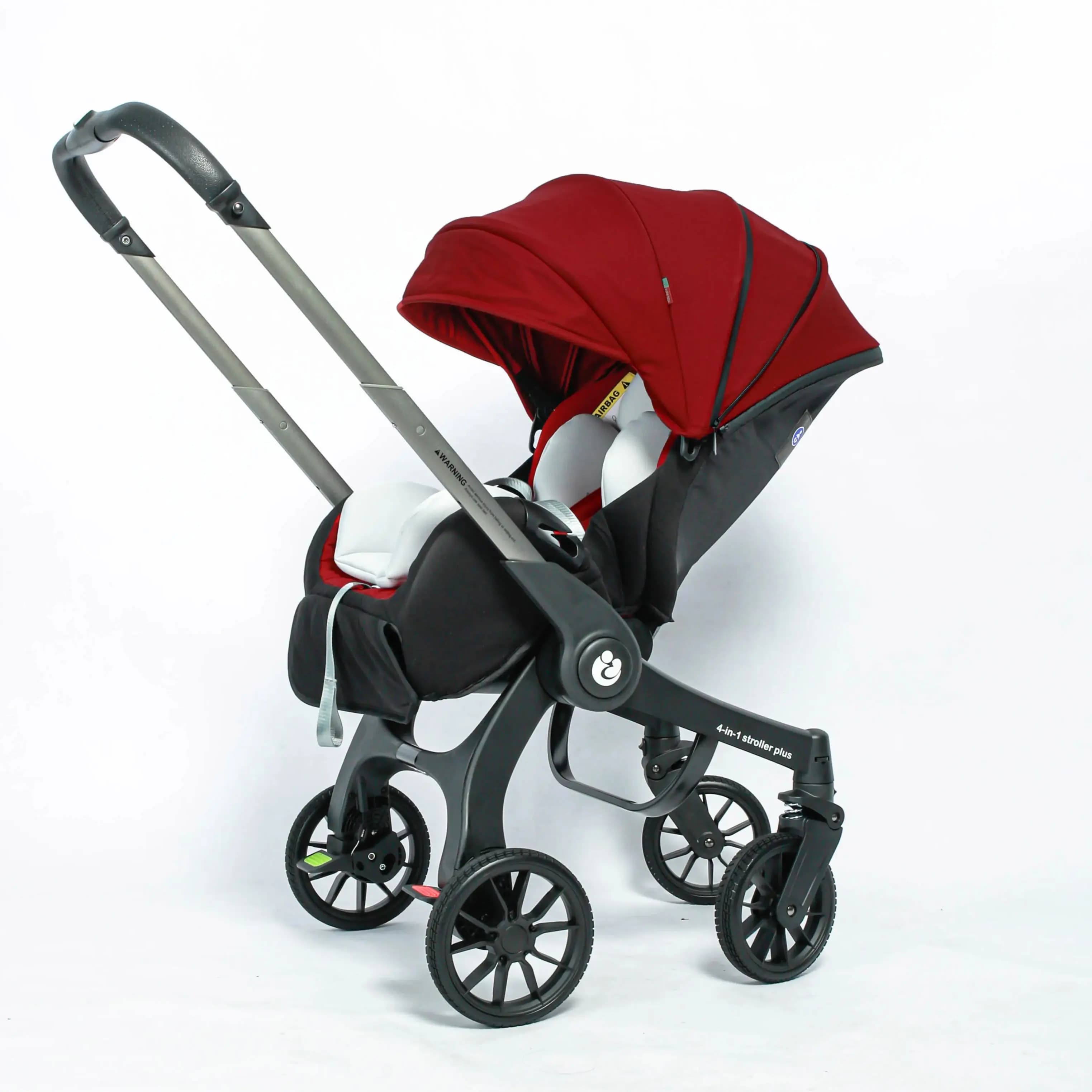 EU VOORRAAD 4in1 kinderwagen twee-weg Multifunctionele pasgeboren kinderwagen 3in1 Opvouwbare Mand type stoel Lichtgewicht Reizen Kinderwagen