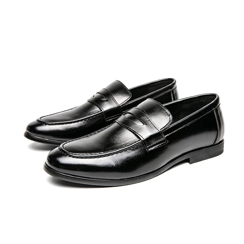 Hoge kwaliteit sociale lederen schoenen voor heren Klassieke casual zakelijke schoenen Heren Trend Herenkleding Schoenen Kantoor Loafers Mannelijk