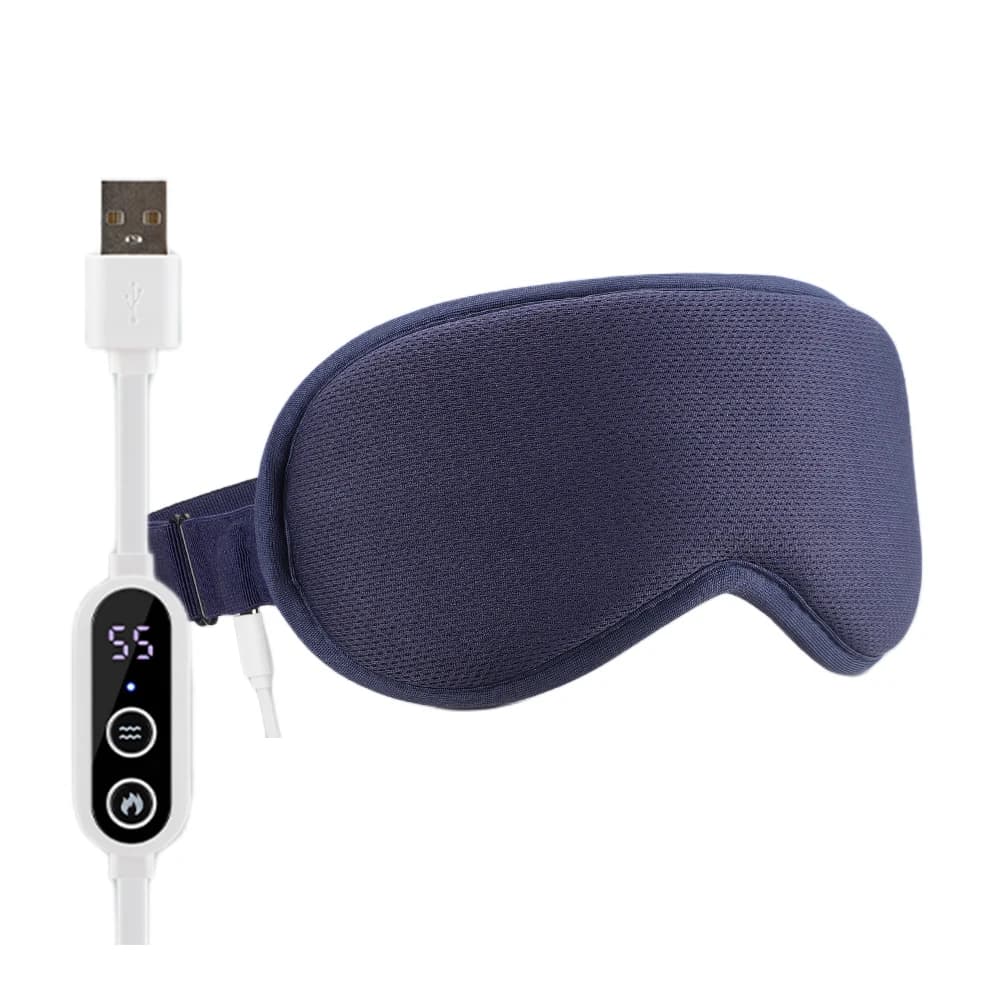 USB-opladen Heet kompres Oogmasker Droge ogen Verlichting Verwarmde massage Stoomoogmasker met afstandsbediening Kantoor Slapende oogschaduw