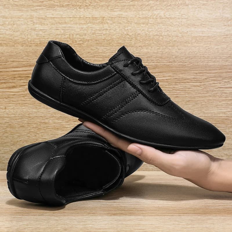 Zakelijk Kantoor Lederen Oxford Schoenen Heren Veterschoenen Volwassenen Schoeisel Man Casual Schoen Klassieke Retro Stijl Dagelijks Woon-werk Casual