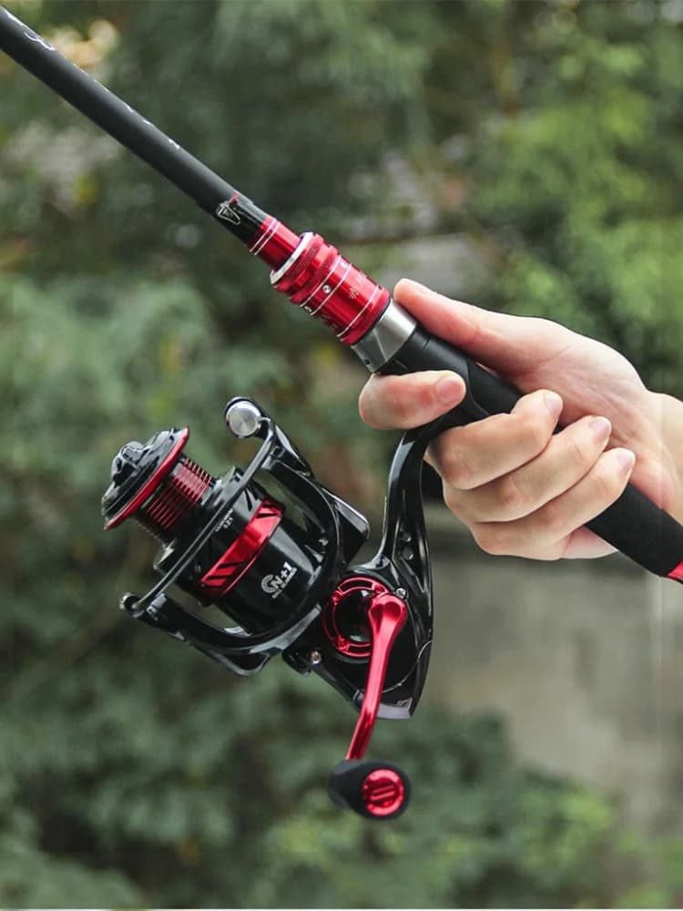 5.2:1 Roterende Spinning Reel Metalen Lijn Cup Lokken Visserij-reel 15KG Maximale Trekkracht EVA Handvat Metalen Tuimelaar links/Rechtshandig