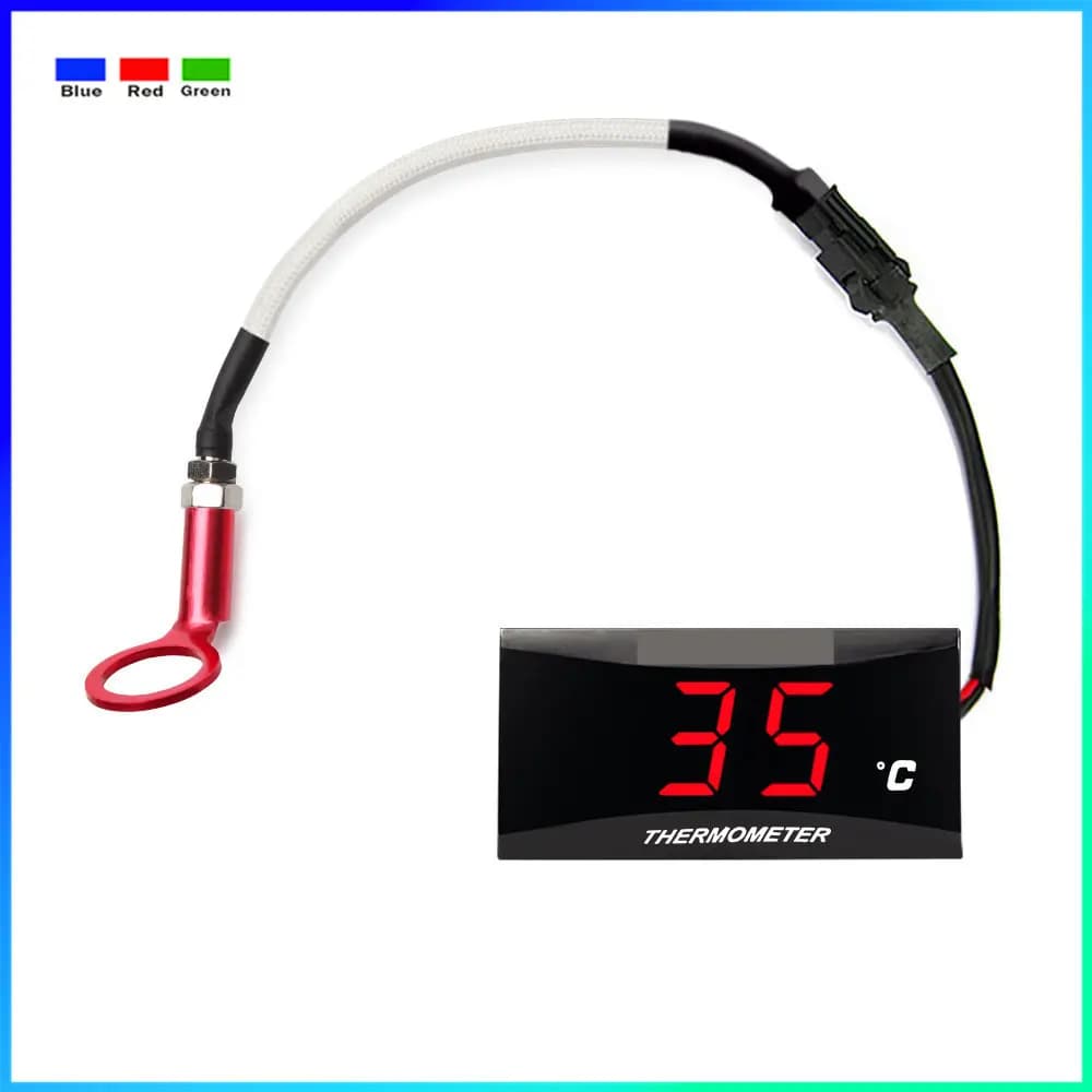 Koso motorfiets cilinderkop temperatuursensor mini vierkante digitale instrument voor nmax 125 XMAX 250 300 NMAX Universele Gauge