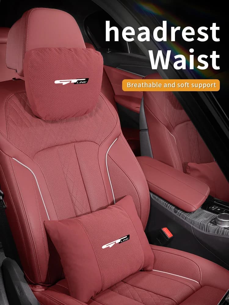 Voor Kia KN GT Rio Picanto Sportage Stinger Niro Telluride Sorento Auto Hoofdsteun Neksteun Zetel lumbale Kussen Zacht Nekkussen
