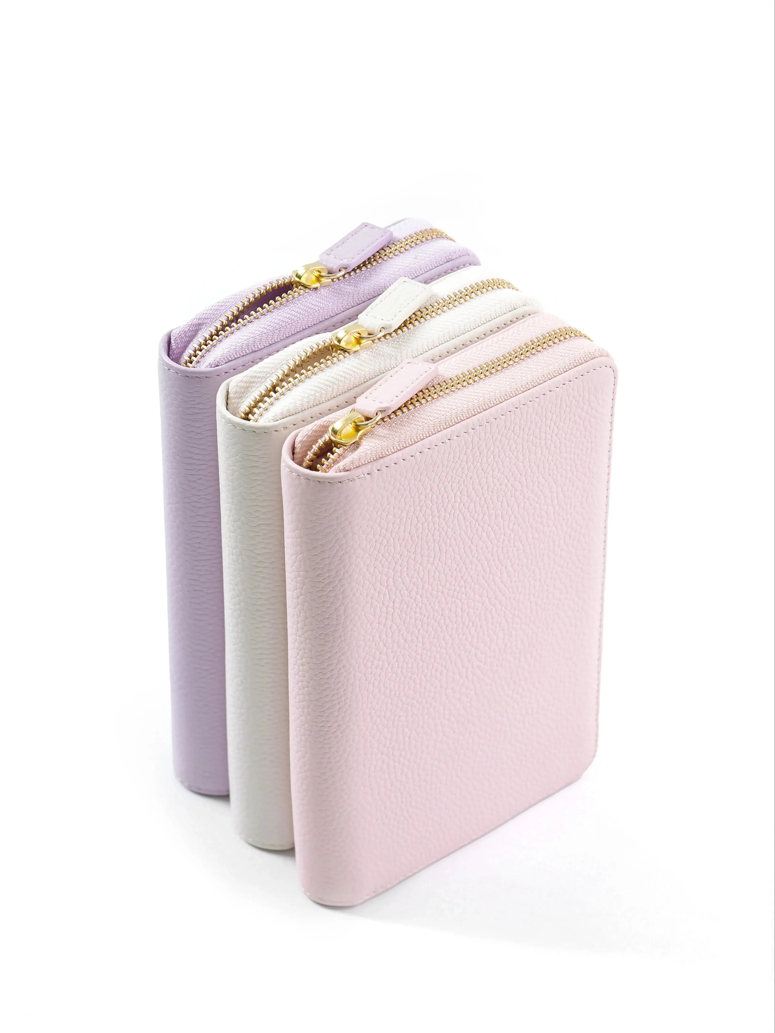 Moterm Zip Weeks 2.0 Cover voor Hobo Weeks Notebook Echte Pebbled Grain Koeienhuid Breder Ritssluiting Planner Organizer Journal Dagboek