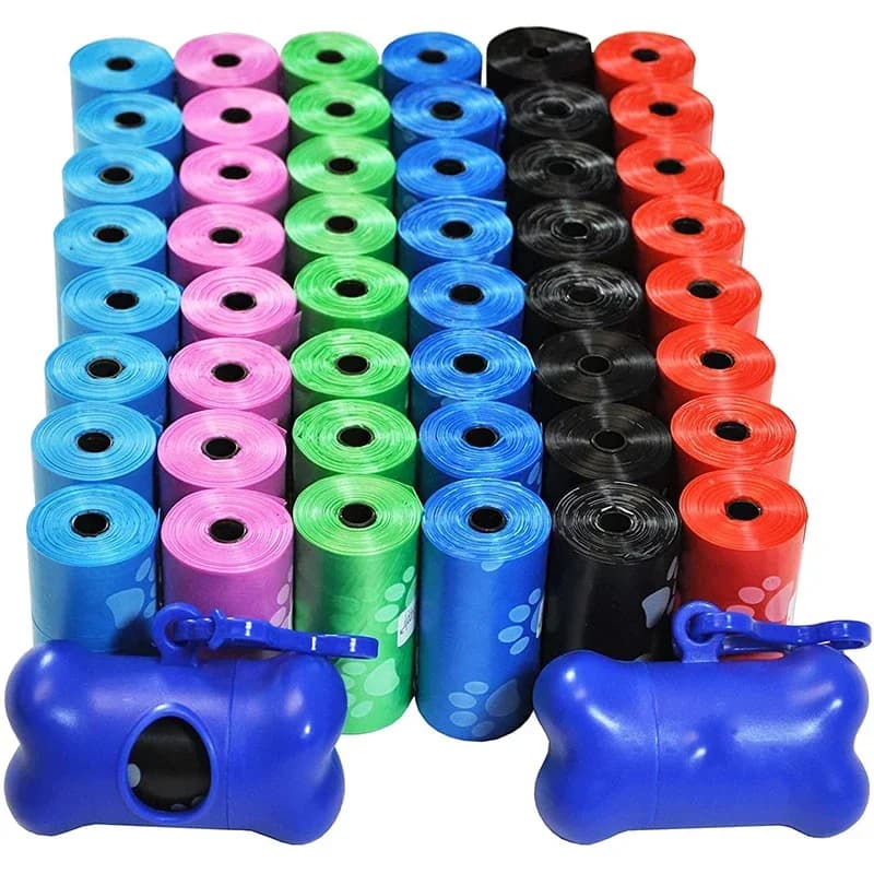 120 Rollen Hondenkakzak Outdoor Schoonmaken Kakzak Outdoor Schone Huisdieren Benodigdheden voor Hond 15 Zakken/Roll Navulling Vuilniszak