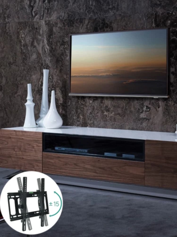 TV-beugel voor 32-65 in TV Muurbevestiging TV-hanger Hoek verstelbare TV-standaardhouder TV's Schermmonitorbeugel Universeel