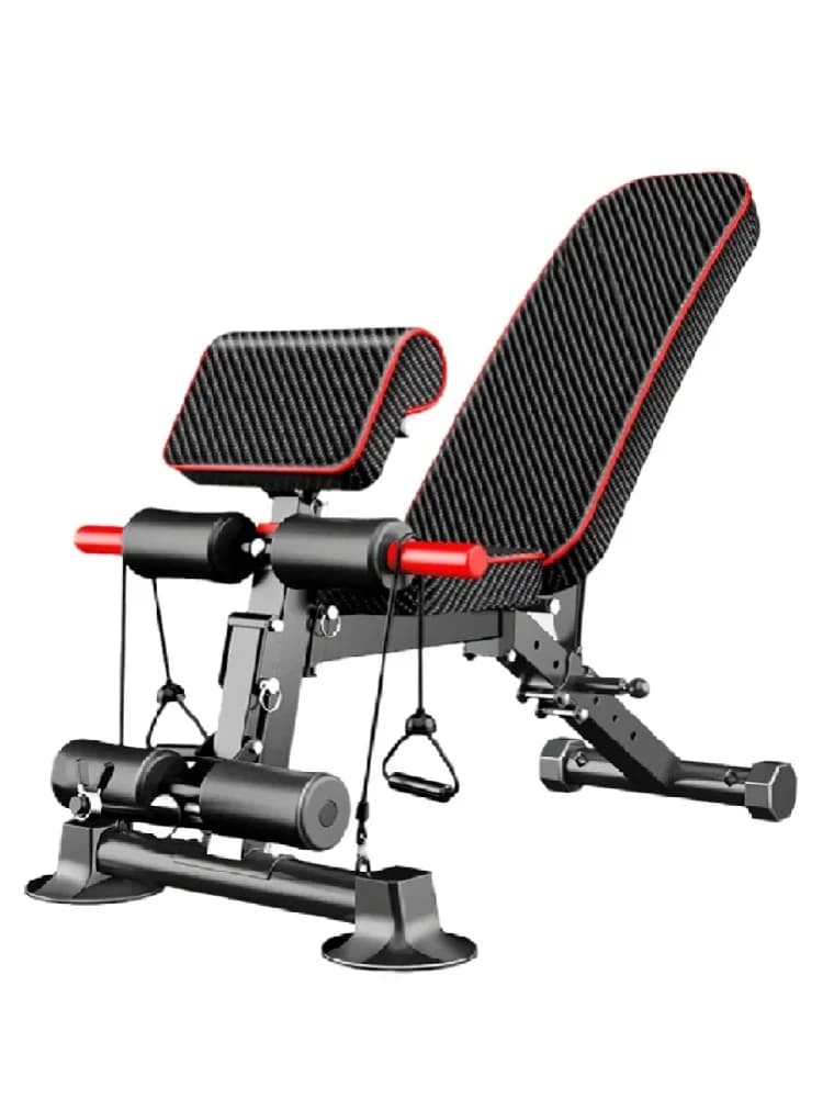Opvouwbare halterbank Multifunctionele verstelbare gewichtsbank Stevige zitbank voor thuisgymnastiek Volledige lichaamsworkout-apparatuur
