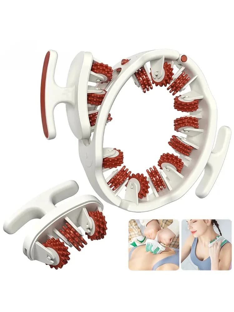 2-in-1 cellulitis stimulator Handmatige spierstimulator Roller voor been, nek, arm en voet Multifunctionele bekkenbodemspiertrainer