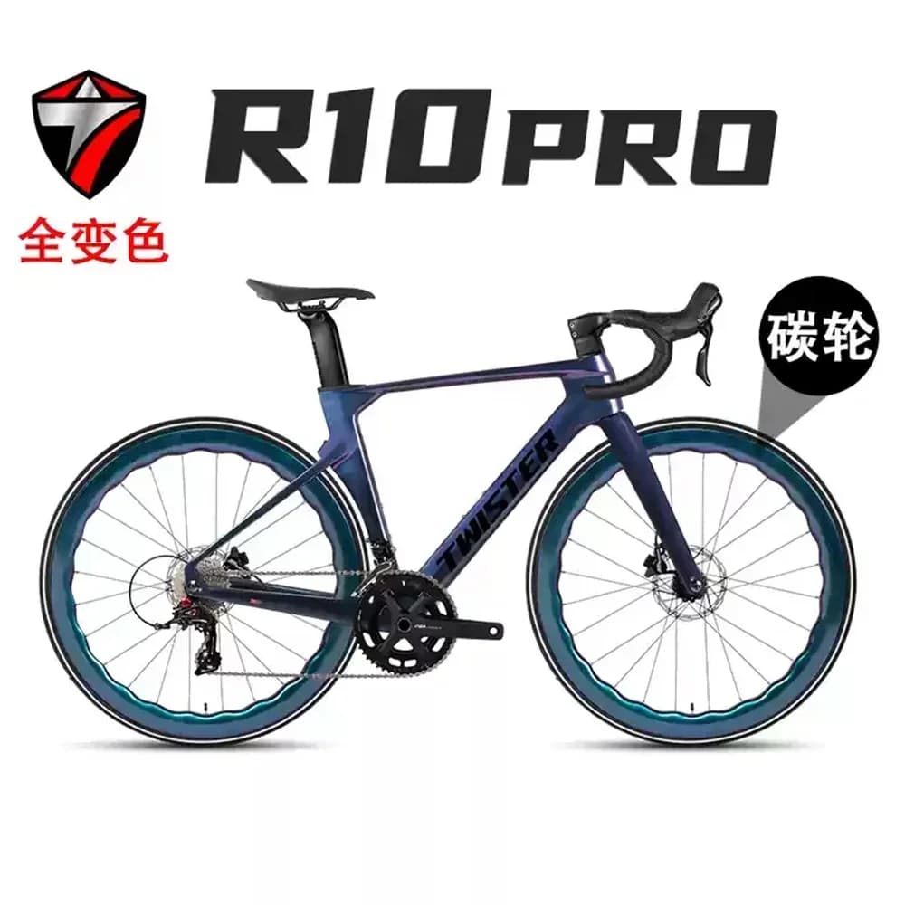 TWITTER Nieuwe R10pro RS-22s olie schijfremmen volledige interne kabelgeleiding T900 full carbon racefiets 700*25C, fiets bicicleta