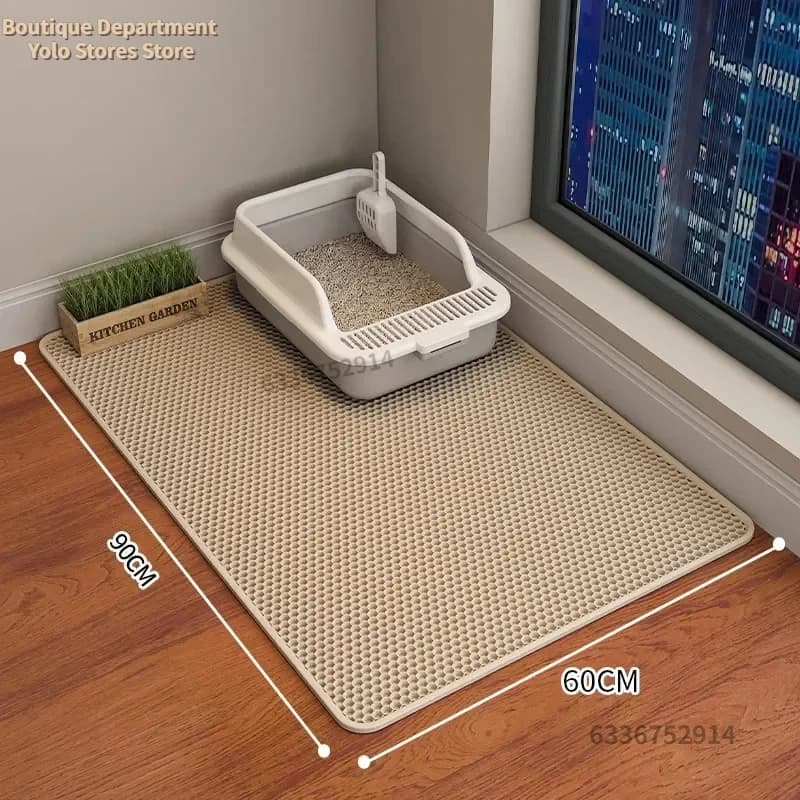 Kattenbakvulling Mat Waterdicht Dubbellaags Kattenbak Mat Huisdier Toilet Kattenmat Antislip Zand Kat Wasbare Mat Huisdier Schoon