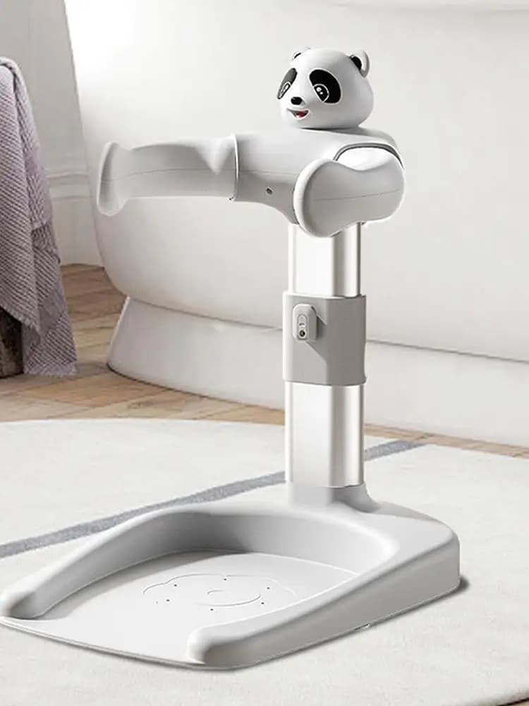 Draagbare baby staande badrek douche ondersteuning houder opvouwbare antislip babybadstandaard voor 0-36 maanden peuter