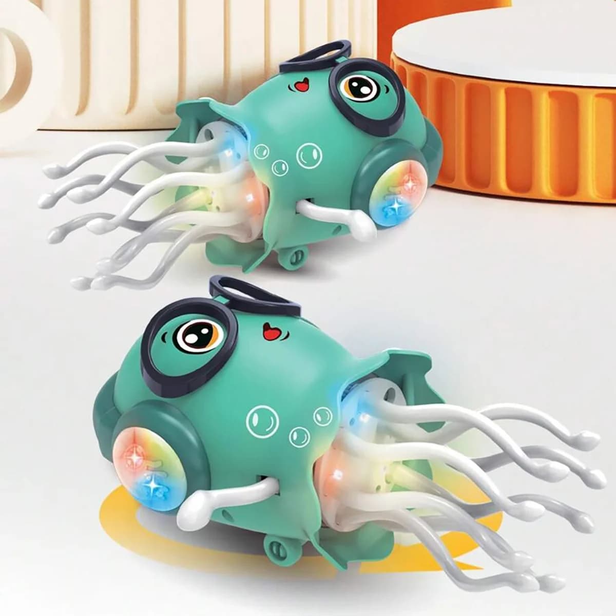 Auto-sensing vermijdt dansende kwallen Kind Elektronisch huisdierenspeelgoed Cartoon LED Ontwikkeling Onderwijs Peuter Creatief verjaardagscadeau