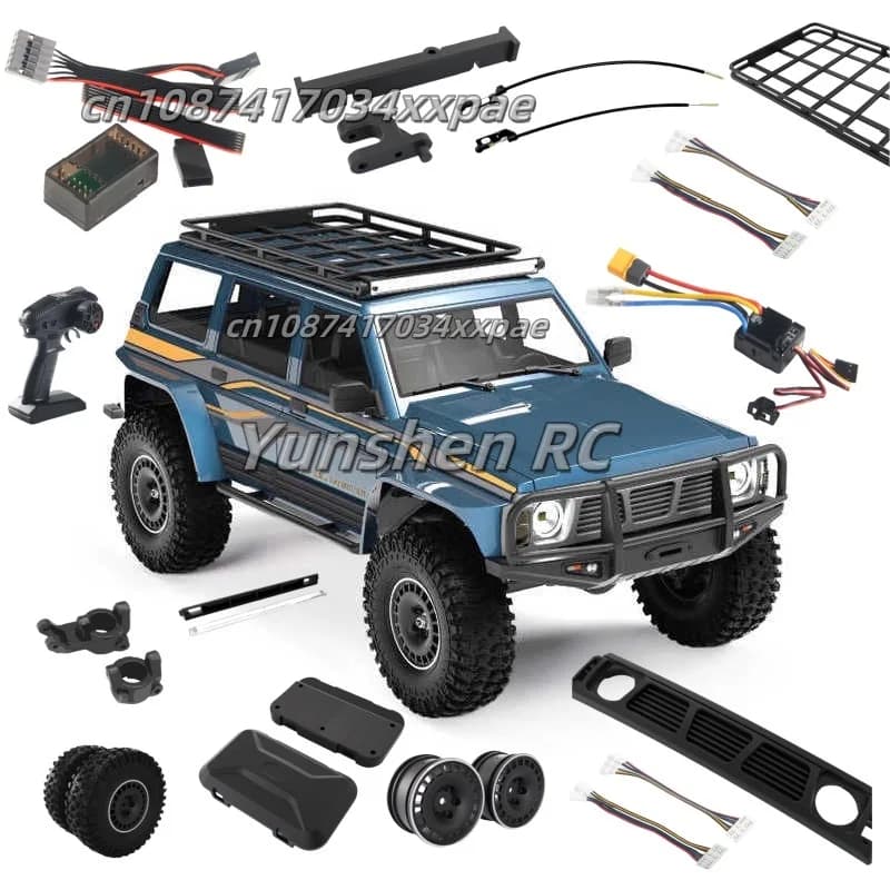 Yk4107 Originele accessoires, autoshell-montage, bumpers voor en achter, banden, wielen, C-zits, cabineafstandsbediening, grille