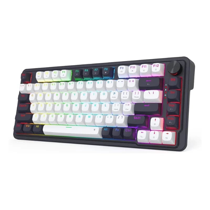 Redragon K673 HE Rapid Trigger gamingtoetsenbord, 81 toetsen 8K bedraad mechanisch toetsenbord met Next-Gen UltraMag 100% POM zijdeachtig magnetisch