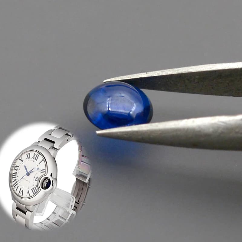 Fit Ballon Bleu Pasha Panthere Santos Cle Ronde Maillon Drive Tortue Multiple Blue Sapphire Round Geschikt Carti Crown