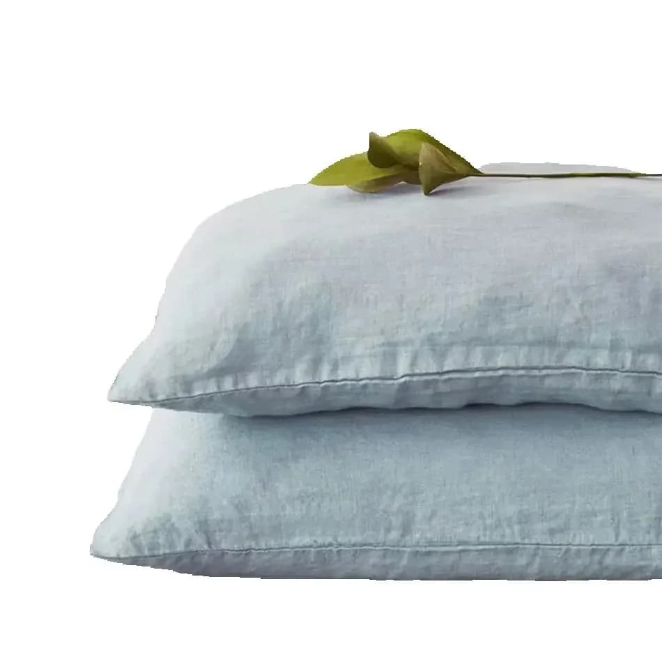2 STKS Linnen Kussensloop, Frans Natuurlijke Vlas Zachte Comfortabele Envelop Kussenslopen Home Decor Slaapkamer Kussens Cover Alle Seizoen